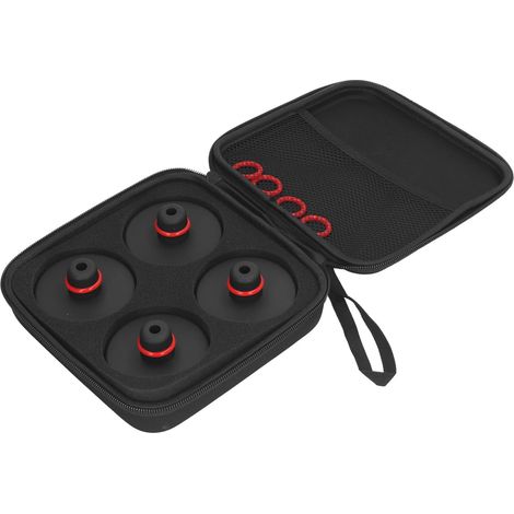 4 Coussinets en caoutchouc pour cric adaptateur de point de levage, support amortisseur résistant à l'usure, protection sécurisée pour camping-car (1/5)