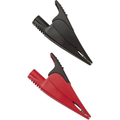 Fluke SureGrip Pinzas de prueba rojas y negras 1000 V 10 A