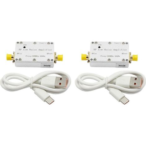Amplificateur RF à faible bruit 50 MHz-6 GHz, LNA à gain élevé, récepteur 30 dB-- (1/5)