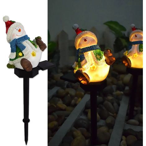 Lampes solaires d'extérieur de jardin Noël sol extérieures décoration terrasse (1/4)