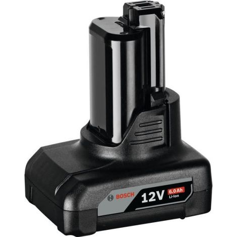 Batterie Bosch Professional 12V 6,0Ah - Grande autonomie - Li-ion - Noir (1/2)