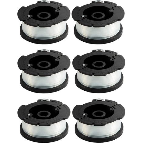 6 bobines AF-100 de 0,065 po x 30 pi pour coupe-bordures Black+Decker (1/5)