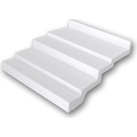 1 PIEZA DE MUESTRA S-650241 Profhome  MUESTRA Cornisa Moldura para techo Longitud aprox 10 cm