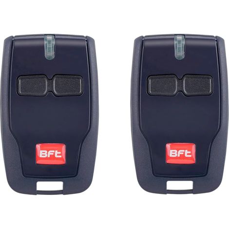 Télécommande pour porte de garage BFT Mitto 2 B RCB, 433 MHz, télécommande pour porte de garage, 2 canaux, compatible avec Rolling BFT Mitto 2, Kleio, Ghibli, TRC 2, Kleio, Ghibli, TR