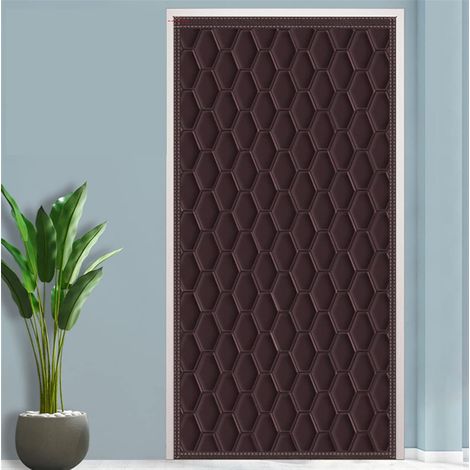 Double Rideau de Porte 90x210 cm - Épais, Anti-Froid et Anti-Moustiques - Isolation Optimale (1/5)