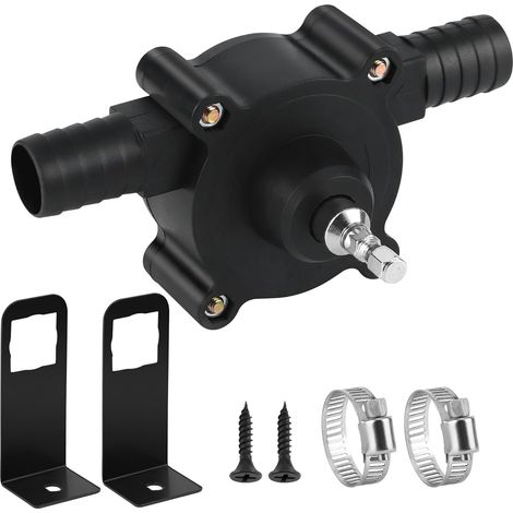 Pompe à Eau pour Perceuse Sans Fil Mini Pompe Auto-amorçante Pompe a Gasoil Électrique Pompe Auto-amorçante Pompe Électrique Portable pour Jardin, Piscine