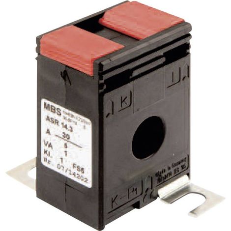 MBS ASR 14.3 40/5A 1VA Kl.3 26091 Courant primaire 40 A Courant secondaire 5 A Diam. de passage du conducteur:14 mm Fix (1/2)