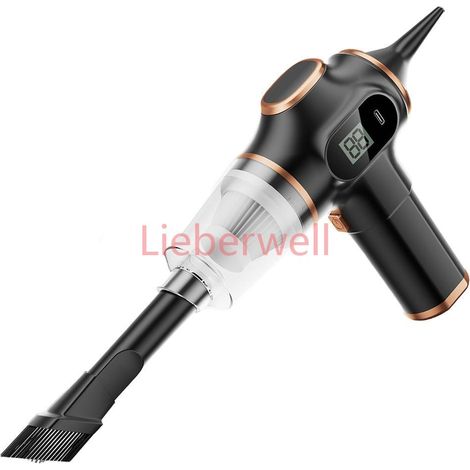 Aspirateur à main sans fil pour voiture, Portable, forte aspiration, nettoyage en profondeur, nettoyage domestique haute puissance,B (1/4)