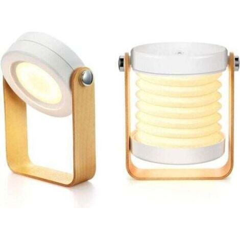 Lampe de chevet tactile dimmable TRIMEC – Éclairage de nuit sécurisé, portable et rechargeable par USB (1/5)