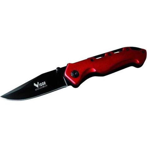 Coltello A Serramanico Vigor Mod. Picchio 195 Mm Lama In Acciaio Inox
