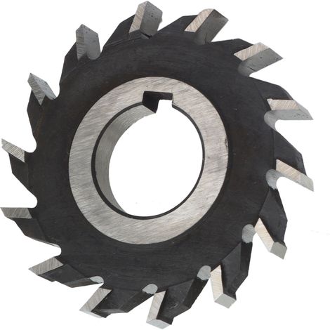 63-mm-Hartmetall-Planfräser, 14-Zahn-Geradfräser, HSS-Schnellstahl-Trennscheibe für Bohr- und Metallbearbeitung (1/5)