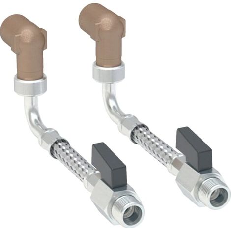 Geberit 131078001 kit de raccordement d'eau inférieur pour Monolith (1/2)
