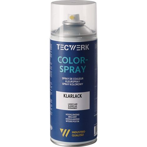 TECWERK Colorspray klarlack hochglänzend 400ml Spraydose TECWERK