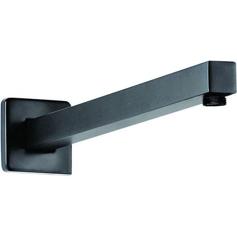 Braccio doccia colore nero squadrato modello Nico-25A kamalu