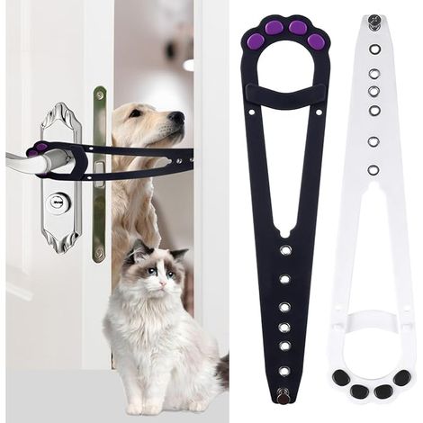 Cat Door Latch Door Strap Door Latch for Cats to Dogs from Entering (1/5)
