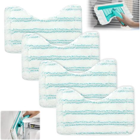 Lingettes en microfibre pour nettoyant salle de bain Micro Duo - Accessoires de rechange Leifheit - Détachage intensif, lot de 4 (1/5)