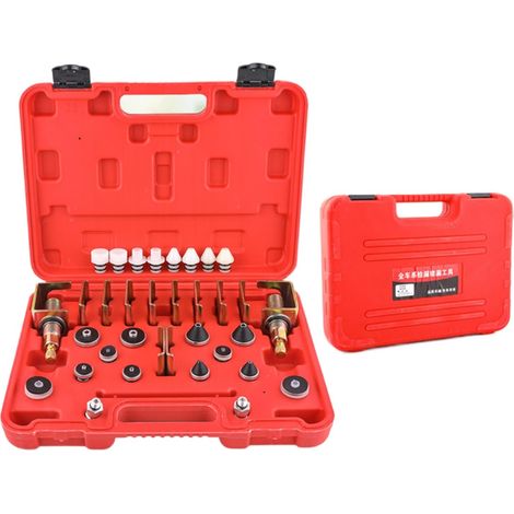 Kit de Réparation de Fuite pour Climatisation Automobile, Détecteur De Fuites Pour Systèmes CVC, Testeur De Fuite Portatif Pour Réfrigérant Systèmes HVAC Entretien Électroménager Usage Industriel Et C