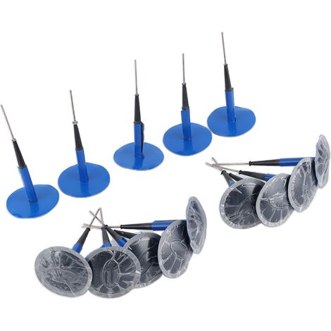 Paquet de 14 rustines de pneu de 0,24 pouce 250UL, rustine de pneu monobloc à tête de champignon, type universel, convient aux voitures et aux motos. (1/5)
