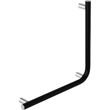 poignee d’angle Elida 90° noire mate lacque lxhxp:516x516x87mm (1/2)
