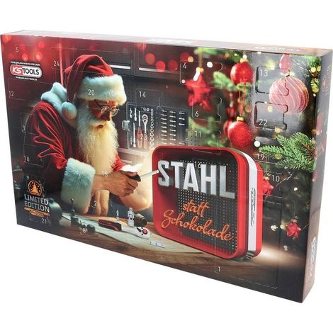 Ks Tools – Calendrier de l'Avent 2025 – Coffret multi-outils 46 pcs – 12 douilles 6 pans et 27 embouts de torsion – Pour bricoleurs exigeants (1/4)