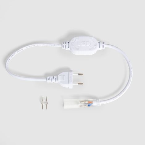 Cable Rectificador Manguera LED Redonda 220V AC IP65 Corte 100 cm Ø13 mm (1/3)