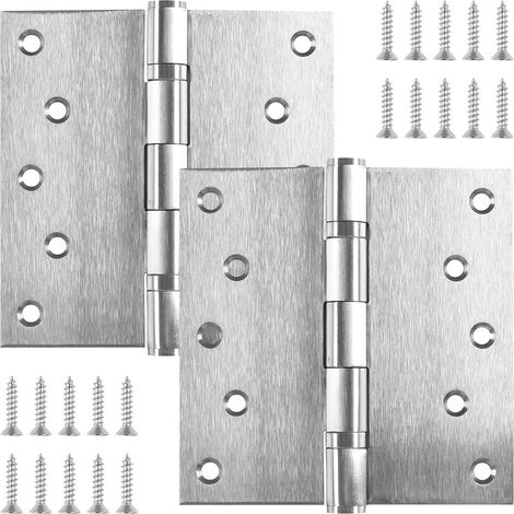 2-teilige 5-Zoll-Türscharniere aus Edelstahl, gewerbliche Türscharniere, geeignet für Innen- und Außentüren.