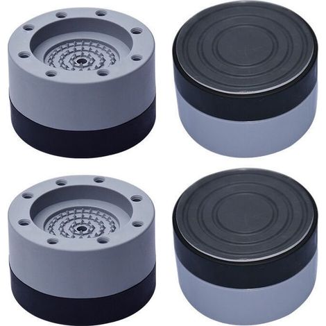 4 almohadillas antivibración para lavadora, reducen el ruido y evitan el movimiento (3,5 cm)