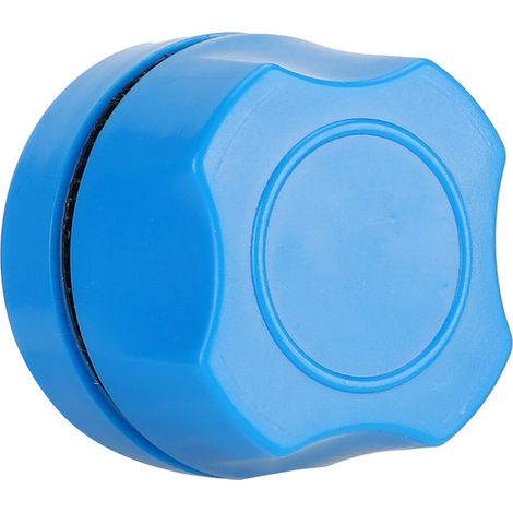 Brosse magnétique miniature pour le nettoyage des vitres d'aquarium, grattoir anti-algues pour aquarium (accessoires bleus) (1/5)