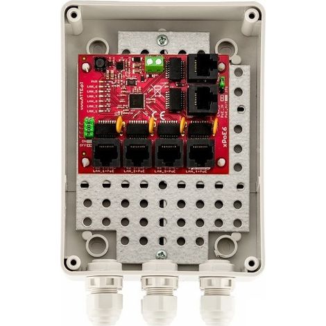 SWITCH POE XPOE-6-11-S2 ATTE A 5 PORTE