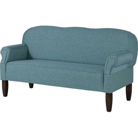 Küchensofa Webstoff 188x78x97 blau EDINBURGH