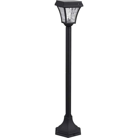 V-TAC VT-984 Lampe solaire sur pied de jardin à LED 2W 110LM changement de couleur 3IN1 switch corps noir 94cm Étanche IP65 - SKU 2891