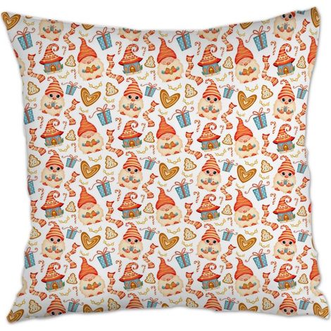 Housse de coussin 45x45 cm carrée cachée zippée pour salon chambre à coucher (1/5)