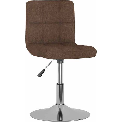 Maison Exclusive - Drehbarer Barhocker Braun Stoff (1/5)
