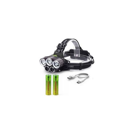 Lampe Frontale Rechargeable, avec caractéristiques : LED, Lampe, 6M, 5L