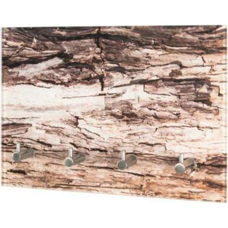 Tableau à clés coloris multicolore - L 30 x P 5 x H 21 cm -PEGANE-