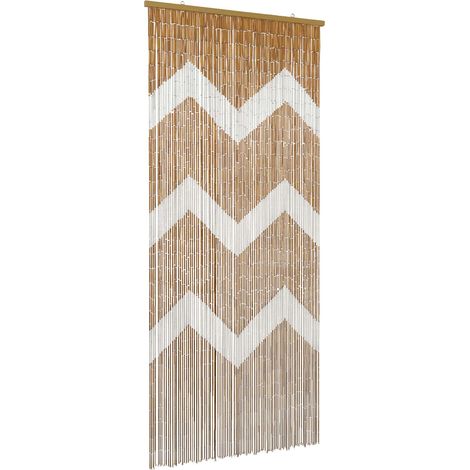 vidaXL Insect Door Curtain Multicolor 200 x 90 cm Bamboo
