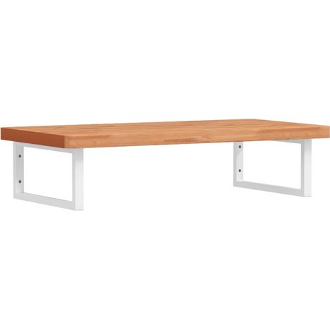 Maison Exclusive - Waschbeckenregal Wandmontage Stahl und Massivh