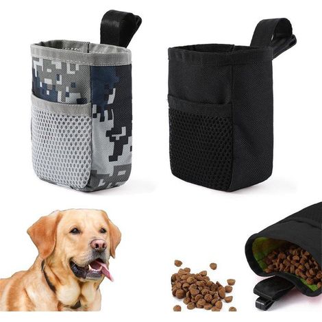 Sac à friandises pour chien - Petit sac à friandises pour chien - Support pour sac à crottes - Gamelle pour chien - Sac à (1/5)