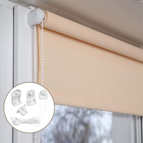 28-mm-Kunststoff-Rollo-Reparaturset – Rollo-Ersatzzubehör – mit Kugelkette für Fenster (1/4)