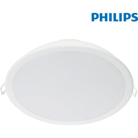 downlight da incasso a led 24w 2.550lm 6.500k luce fredda da tavolo ø 21,5 cm philips