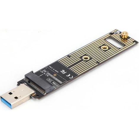 M.2 NVMe-zu-USB-HDD-Adapterkarte, M.2 NVMe SSD-zu-USB-Adapterkarte, Festplattenkonvertierungskarte – FRA (1/4)