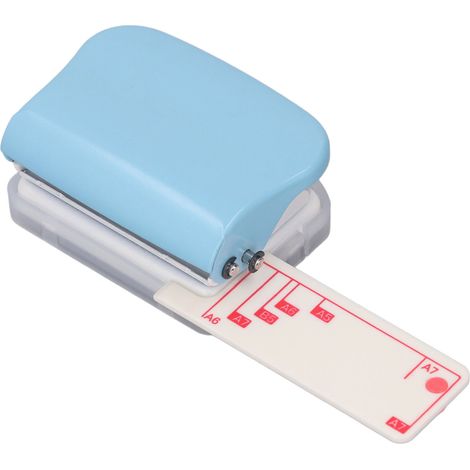 Papierlocher mit 3 Löchern, Kapazität: 5 Blatt, handliches DIY-Werkzeug für B5, A5, A6, A7 und A4 (1/5)