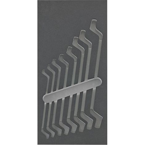 Module d'outils 1/3 vide Clé polygonale double FORTIS