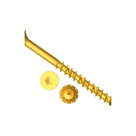 Forgefix ForgeFast 4.5 x 60mm Torx-Compatible Wood Screws, Box of 100