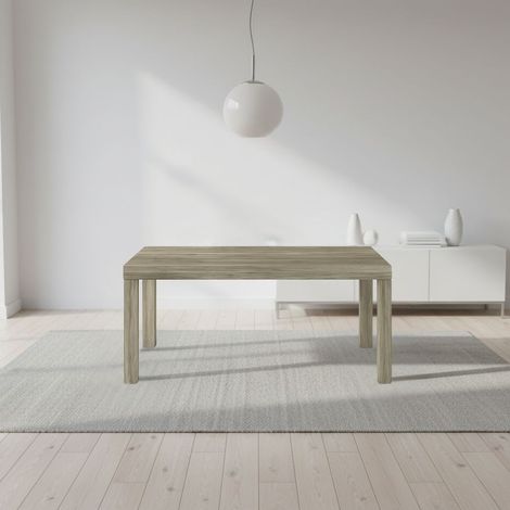Esstisch Imab Piana T08 in grauem Lärchenholz mit 4 Verlängerungen 160x90x74,6 cm