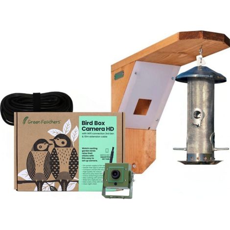 WiFi Bird Box Feeder Bracket Ultimate HD Camera Complete Pack
