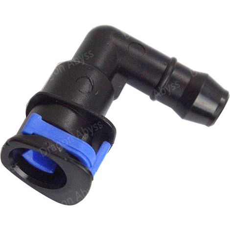Small black elbow connector for water spray hoses suitable for VW Audi A3 A4 A6 Skoda SEAT 1J09556 (1/3)