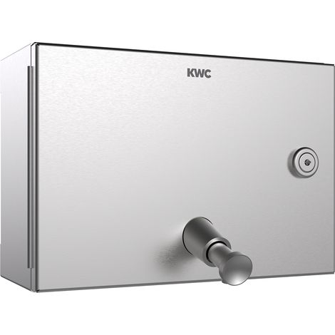 KWC AR Seifenspender, RODAN, Edelstahl,  Aufputz, 200x140x132 mm