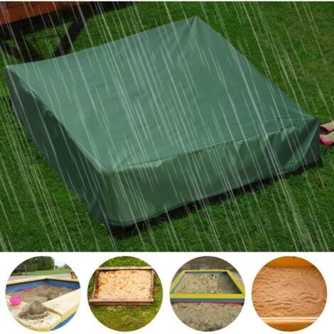 Bâche Bac à Sable 120x120 Cm Housse Protection Étanche UV Protection 70 Pour Bac A Sable Oxford Avec Cordon De Serrage Vert 95089253 Bâche Bac à Sable 120x120 Cm Housse Protection Étanche UV Protection 70 Pour Bac A Sable Oxford Avec Cordon De Serrage Vert 95089253