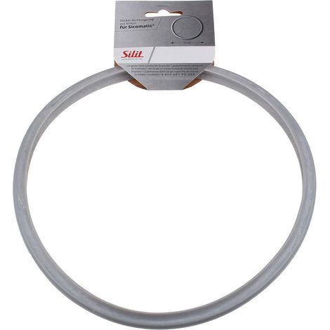 Silit Sicomatic L Silikon-Dichtung Silbergrau 22 cm